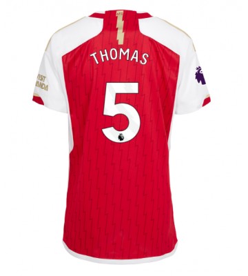 Arsenal Thomas Partey #5 Hjemmedrakt Kvinner 2023-24 Kortermet